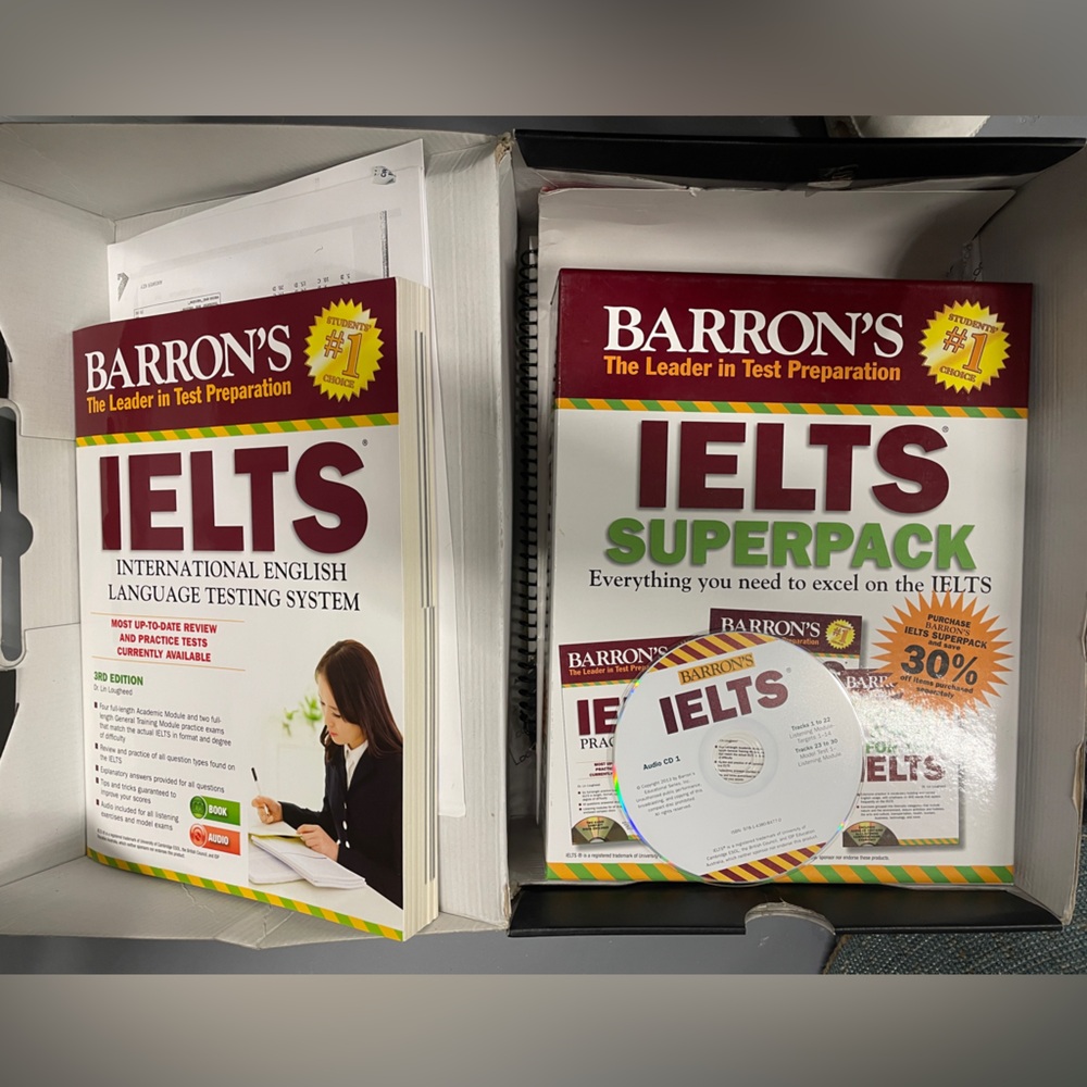Two IELTS Books - Super pack with CD